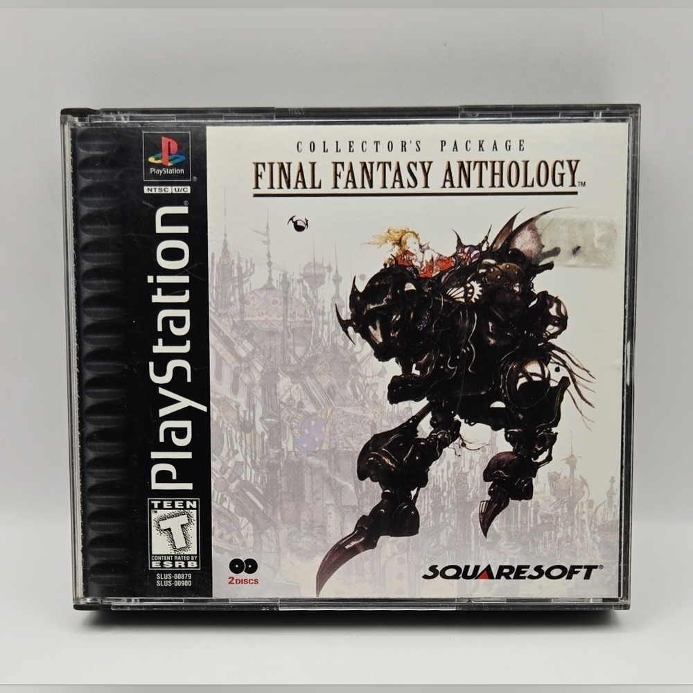 Final Fantasy Anthology PS1 Complete CIB 2 Disc RPG Collector Game